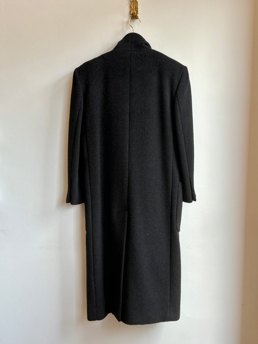 Perry Ellis | Black Wool Coat (Vintage) - Made X Hudson