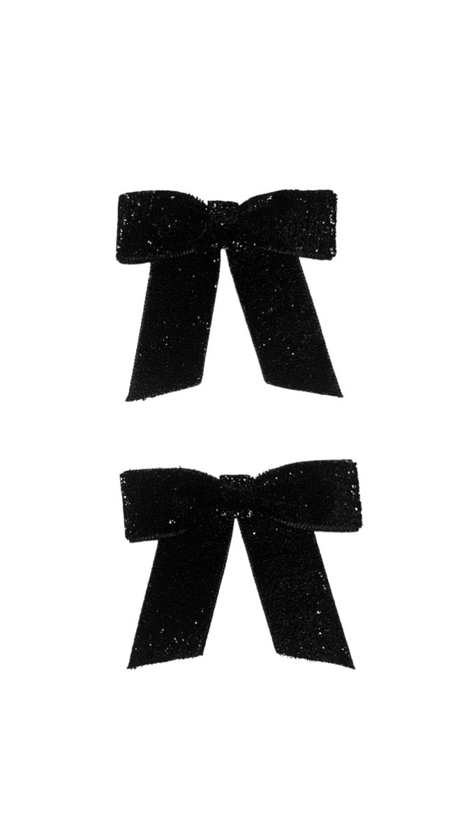 Daisies Pair Bow Hair Clips (More Colors) - Made X Hudson