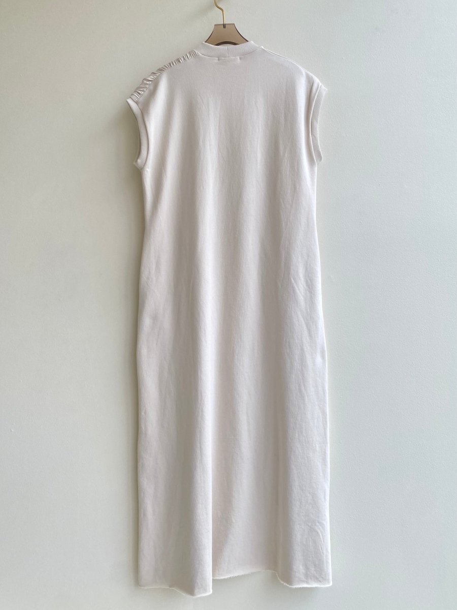 Maxi Dress w/ Draped Overlay (Birch) - Made X Hudson