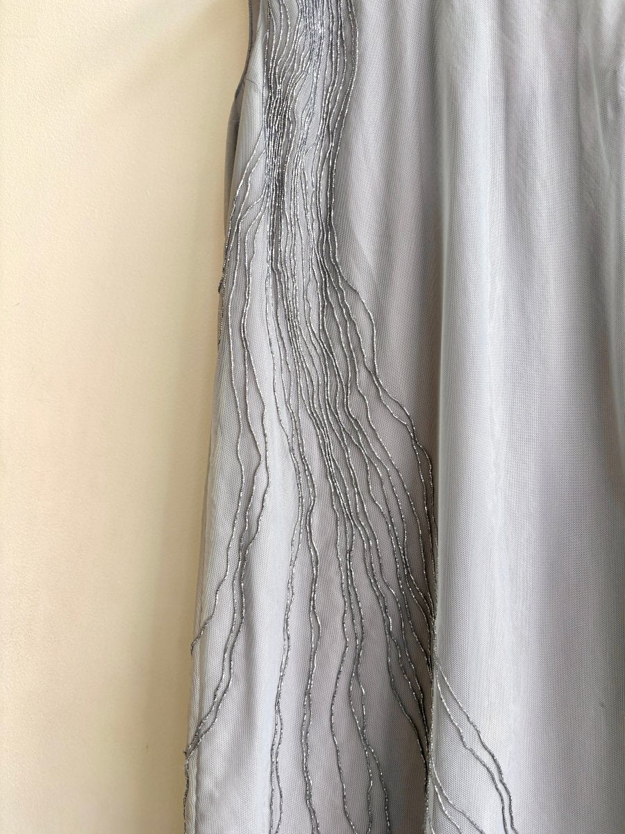 DKNY| Beaded Silver Dress (Vintage) - Made X Hudson