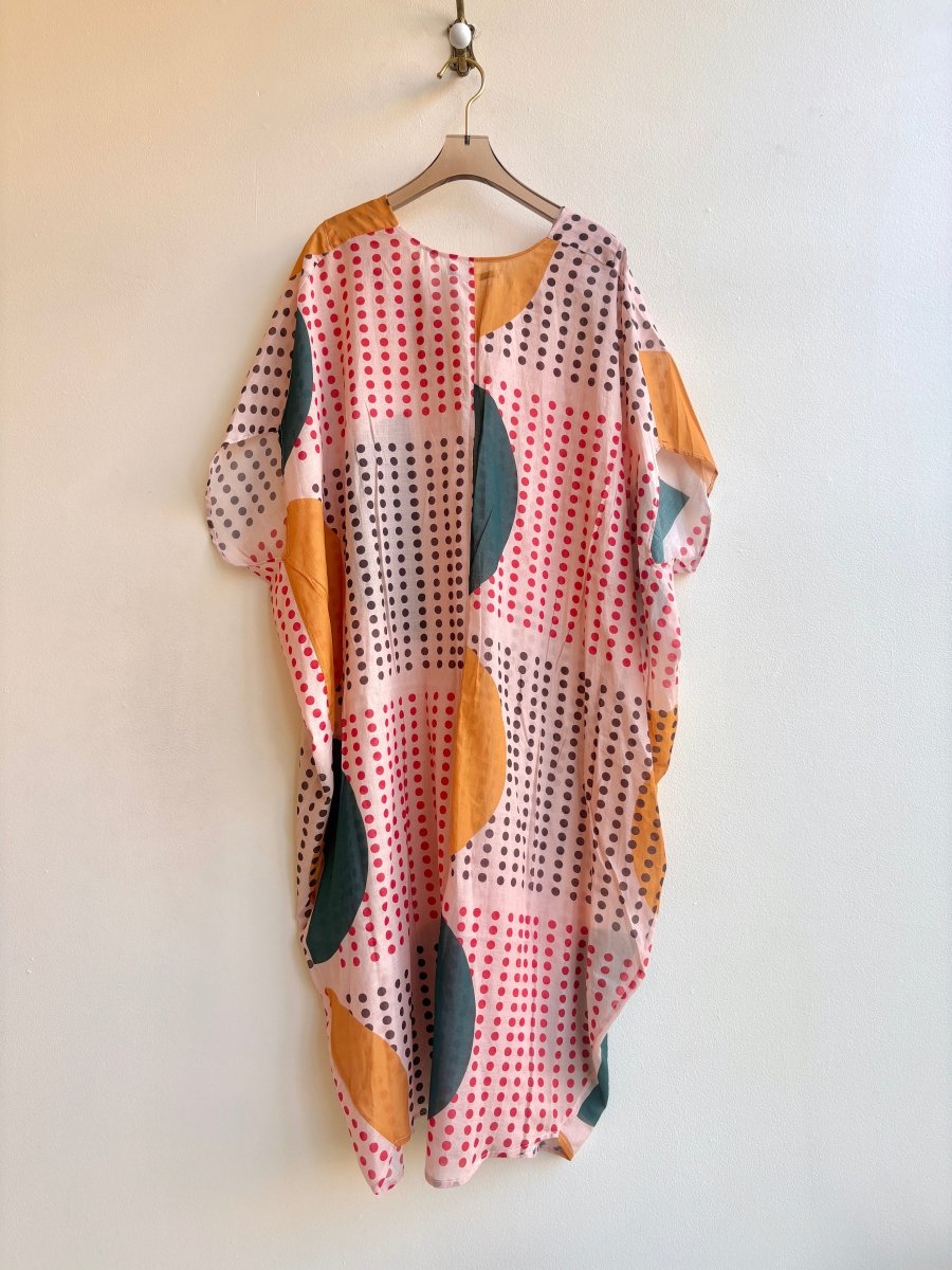 Dotted Sunrise Print Kaftan - Made X Hudson