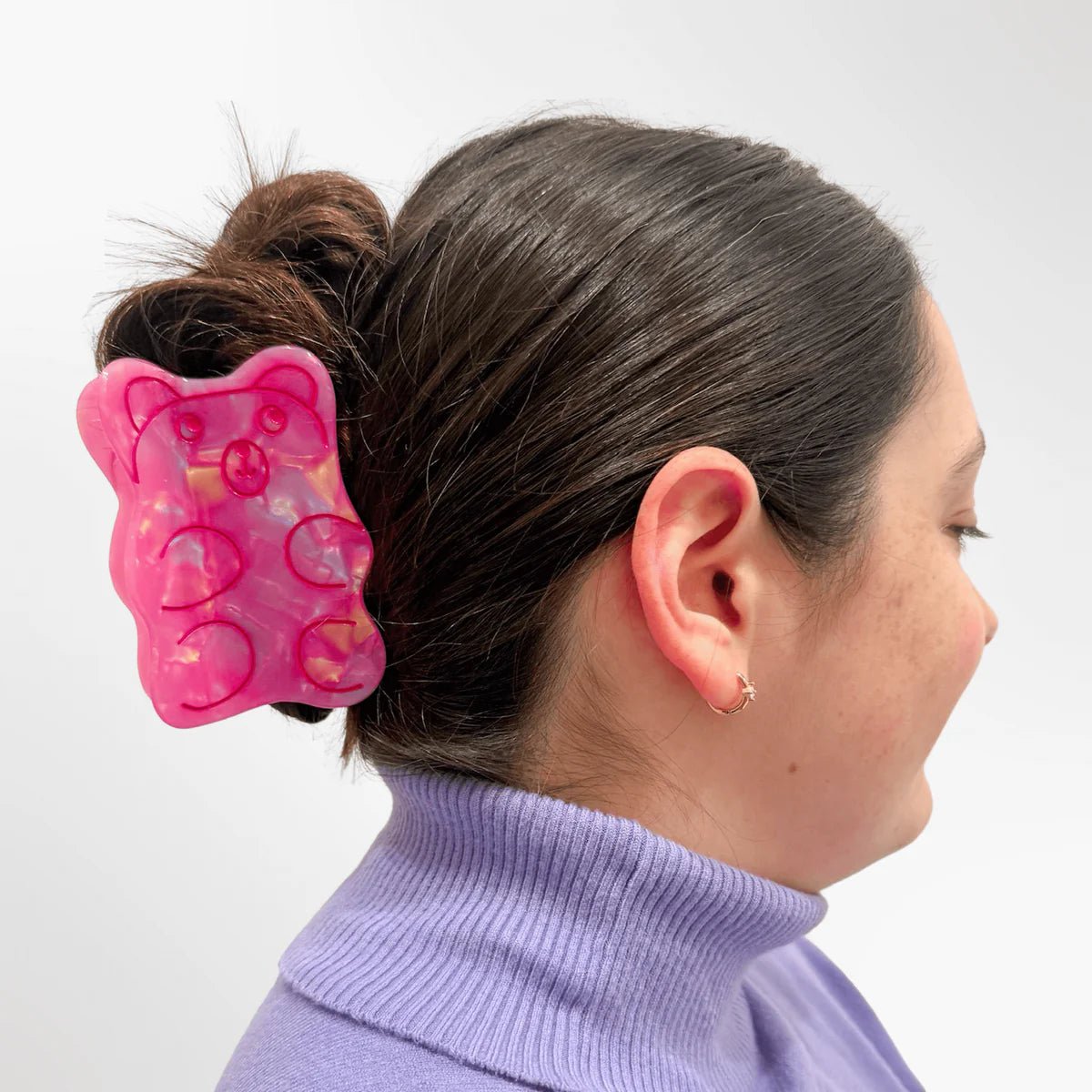 Pink Gummy Bear Hair Claw Clip - Made X Hudson