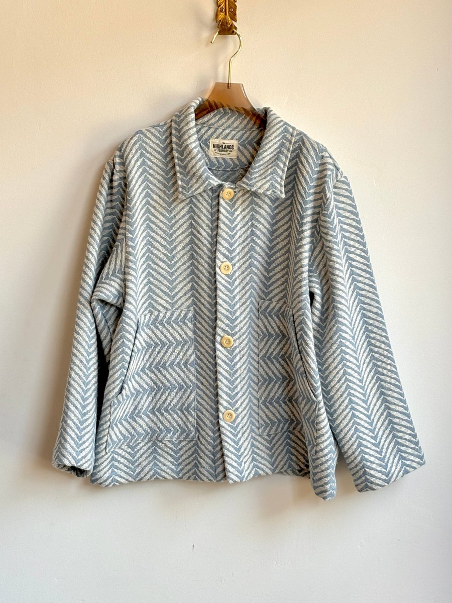 Blue Bates Coverlet Utility Jacket - Made X Hudson