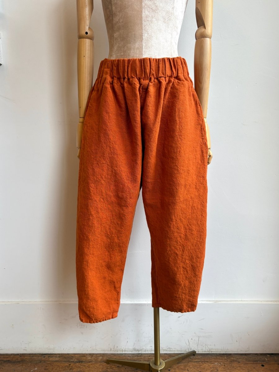 Pumpkin Linen Studio Pant - Made X Hudson