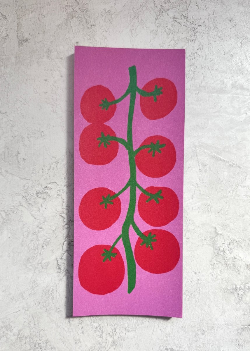 Memo Pad | Red Tomato on Pink - Made X Hudson
