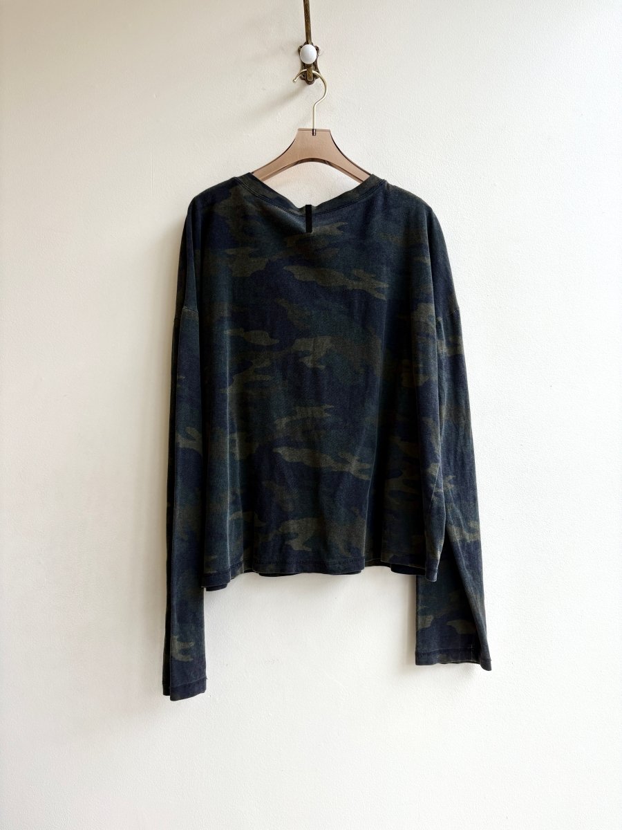 ASKKNY | Cropped Camouflage Long Sleeve (Vintage) - Made X Hudson