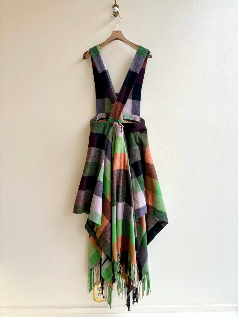 Henrik Vibskov | Plaid Apron Dress w/Fringe Bottom (Vintage) - Made X Hudson