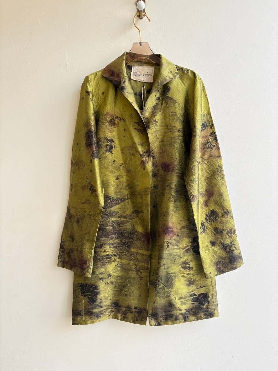 Citrus/Lime Eco - Printed Long Duster (Reworked) - Made X Hudson