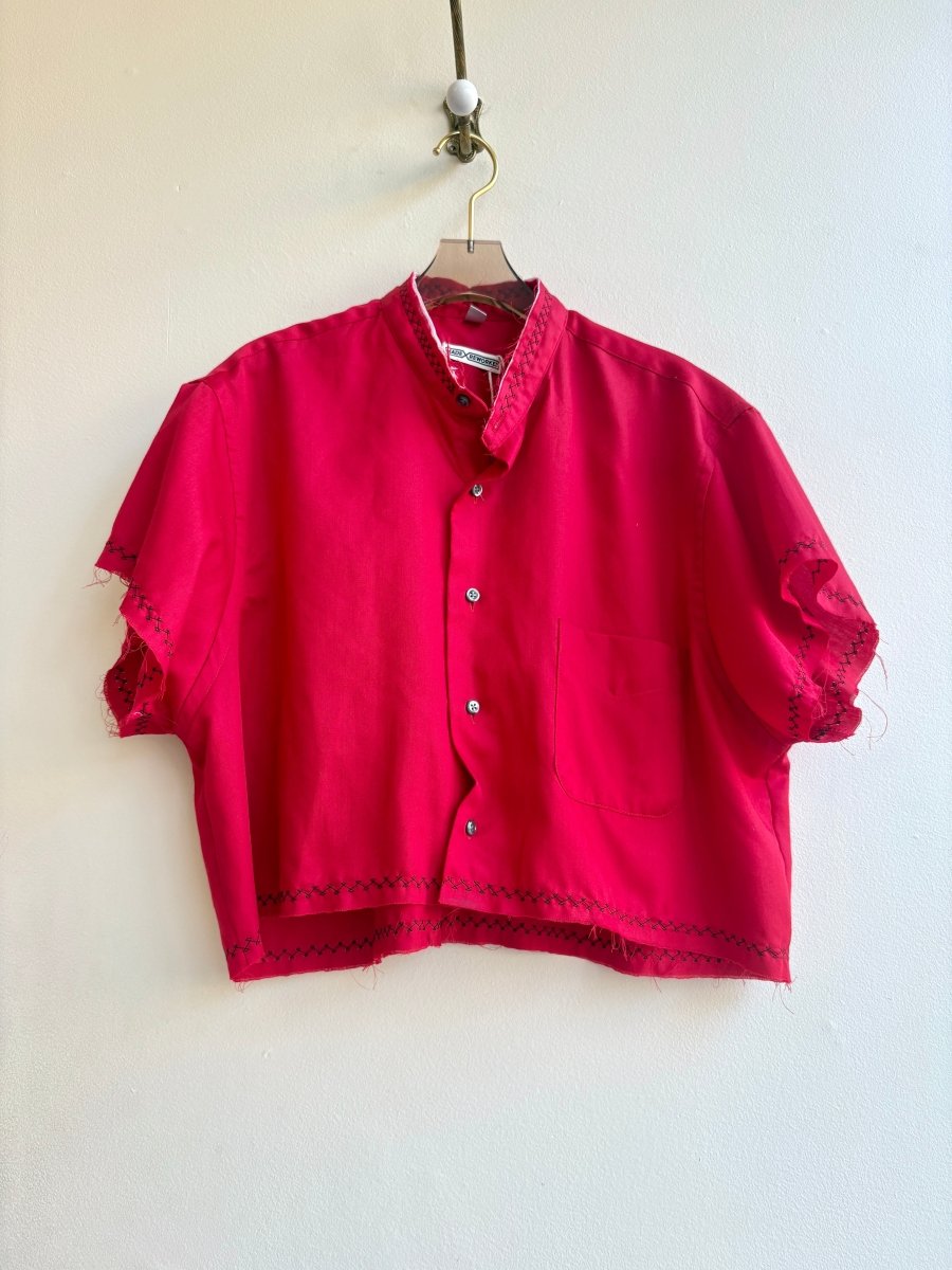 The Valley Shirt in Hot Pepper Red (Reworked) - Made X Hudson
