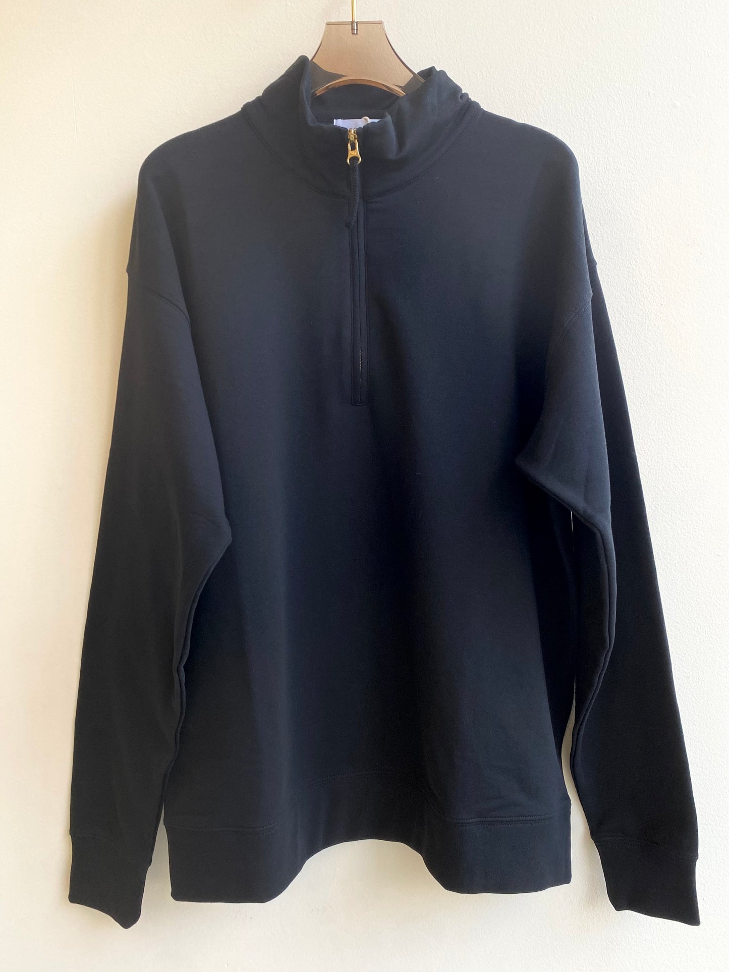 Sweatshirt Zipper Jacket (Black)