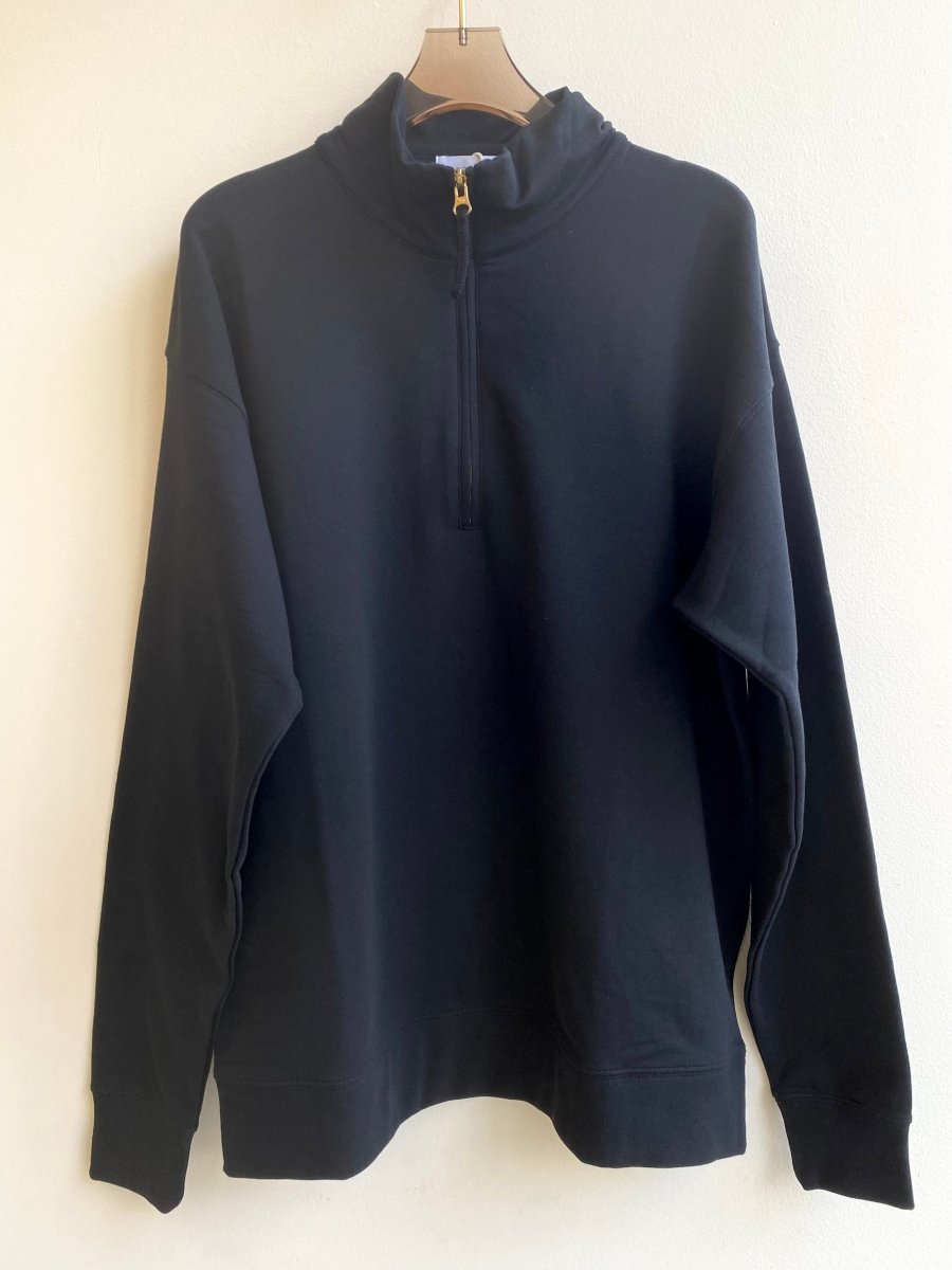 Sweatshirt Zipper Jacket (Black) - Made X Hudson