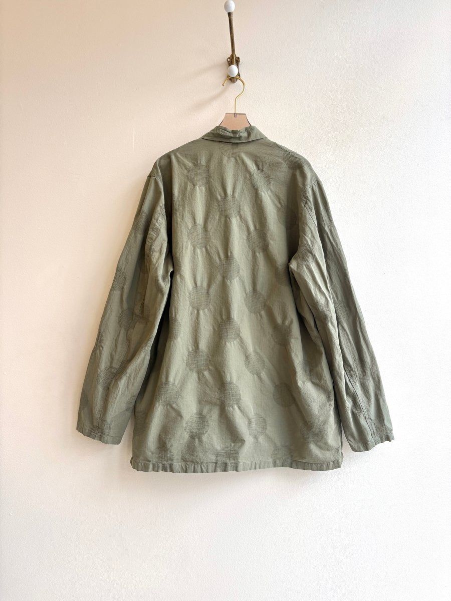Gitman Bros | Sage Circle Texture Shirt Jacket (Vintage) - Made X Hudson