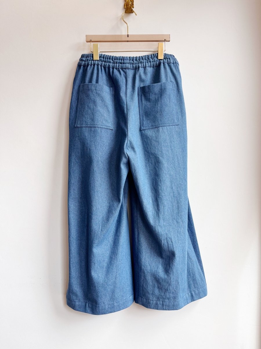 Light Wash Denim Wide - Leg Pant - Made X Hudson