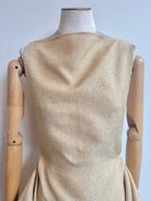 Zero-Waste Dress in Wheat Gauze Cotton - Made X Hudson