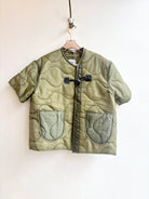 Light Olive Military Short Sleeve Liner and Loop Closure (Reworked) - Made X Hudson
