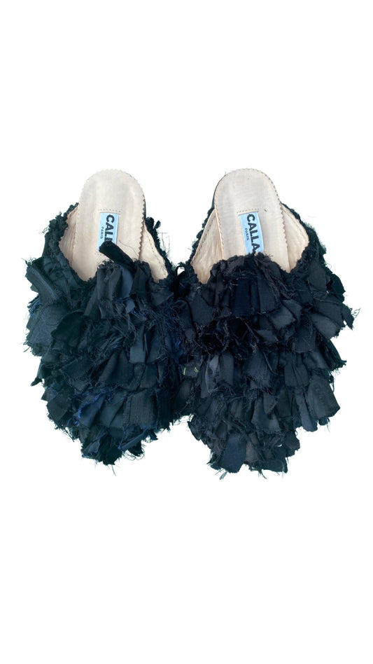 Niki Babouche “Mono” Flats In Colors Black (Size 39)