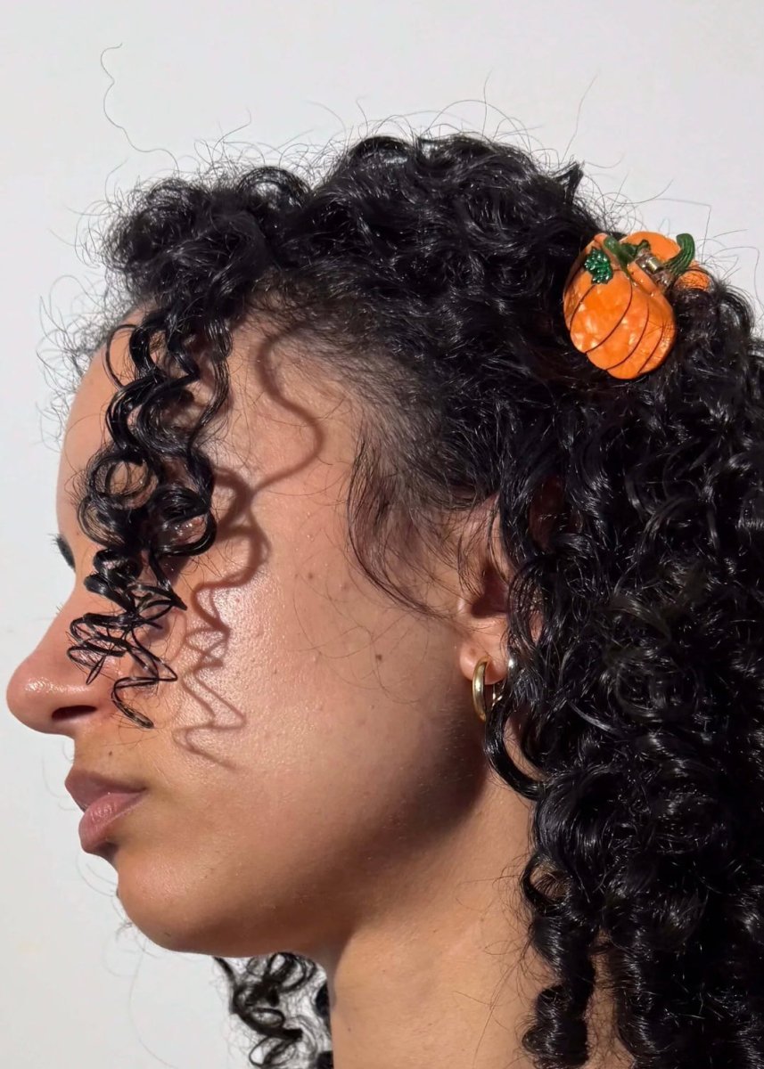 Mini Pumpkin Hair Claw Clip - Made X Hudson
