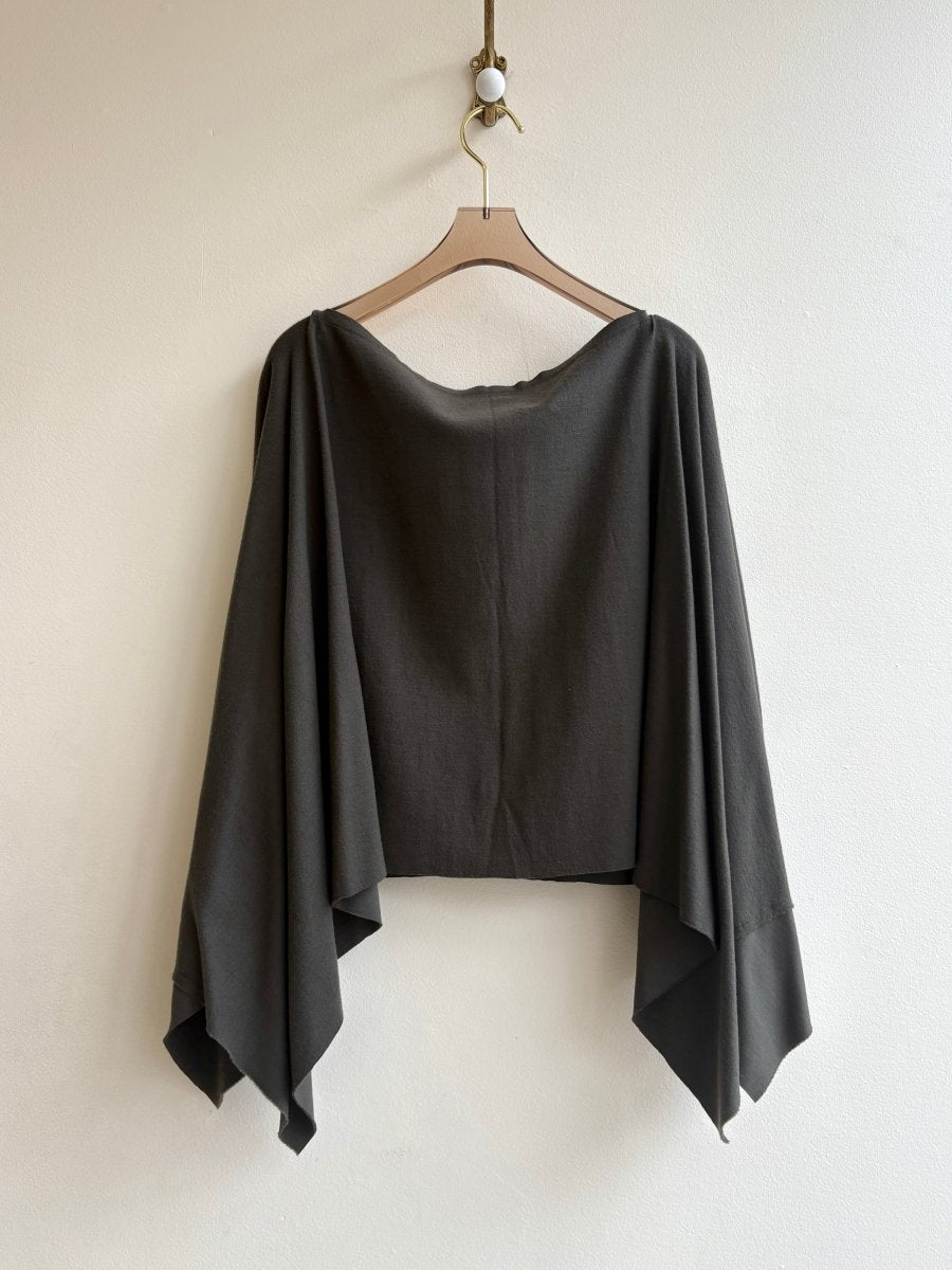 Dark Rosemary | Cape Kimono Top - Made X Hudson