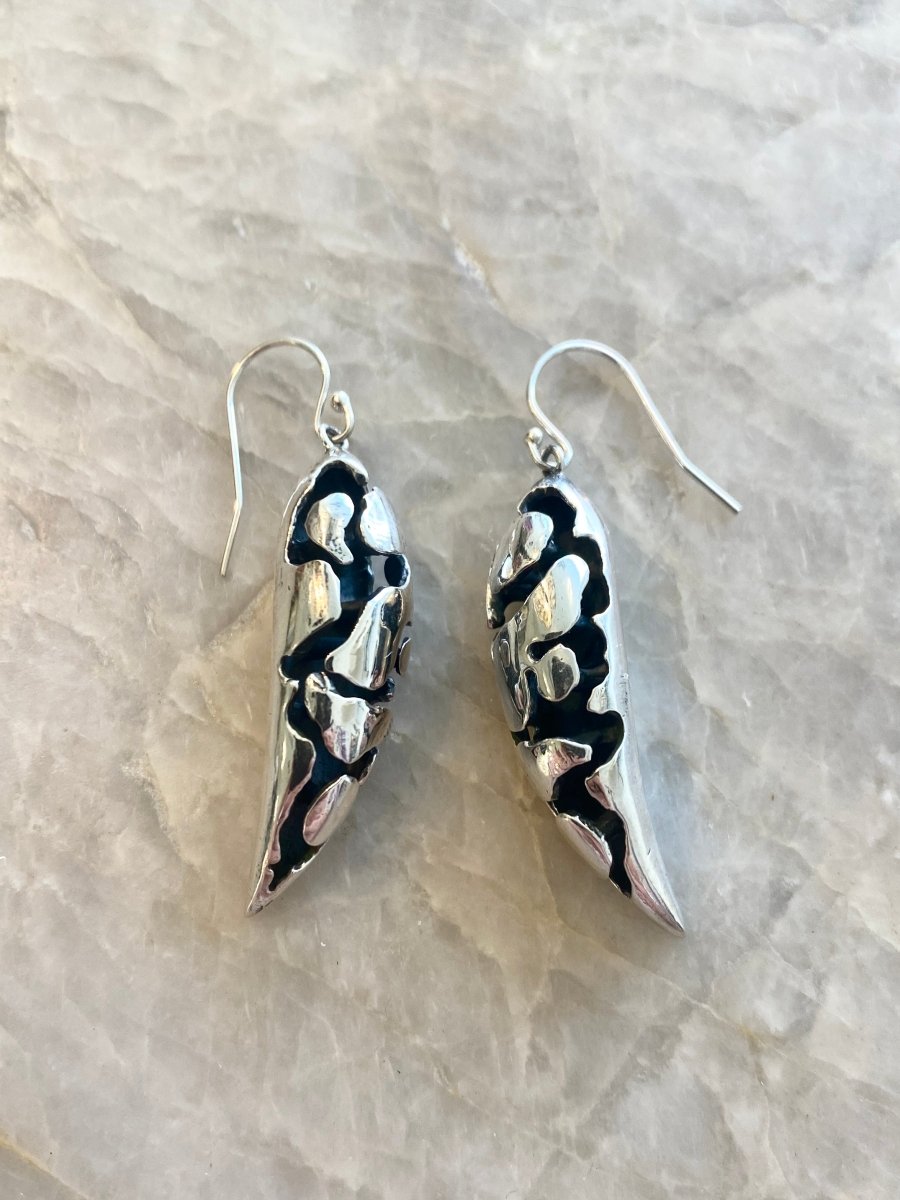 Archipelago Sterling Silver Earrings Pepper Shaped - Made X Hudson