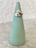 Sterling Silver Embrace Croissant Ring (Vintage Mold) - Made X Hudson