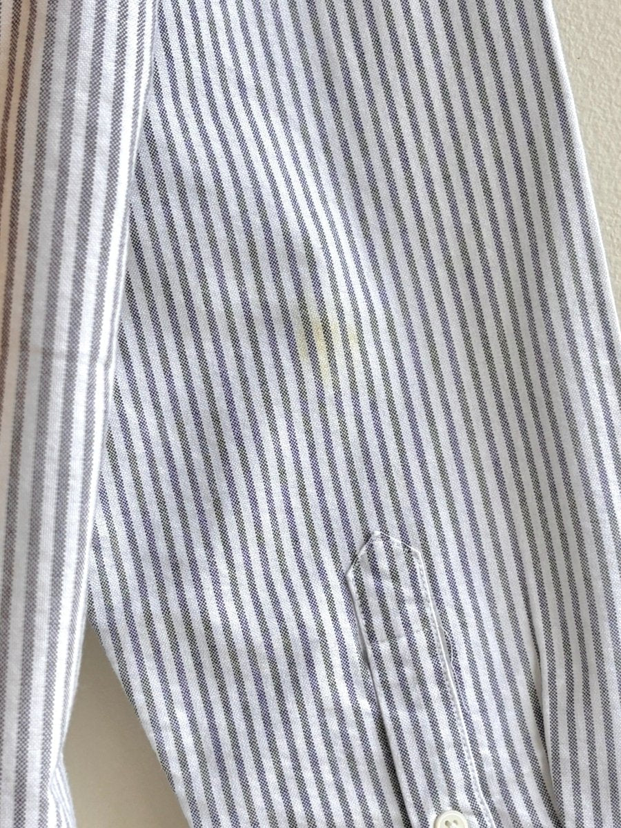 Everlane | Grey Stripe Button Down (Vintage) - Made X Hudson