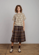 Bauhaus Short Sleeve Sweater Tee in Mist - Made X Hudson