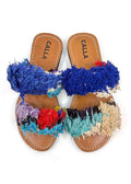 Hali Sandals “Bisate” In Colors Cobalt, Lavender, Sand, & Sea (Size 38) - Made X Hudson