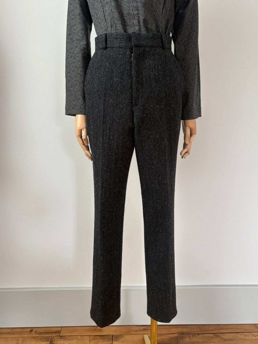 Bronwen Pant in Harris Tweed Wool - Made X Hudson
