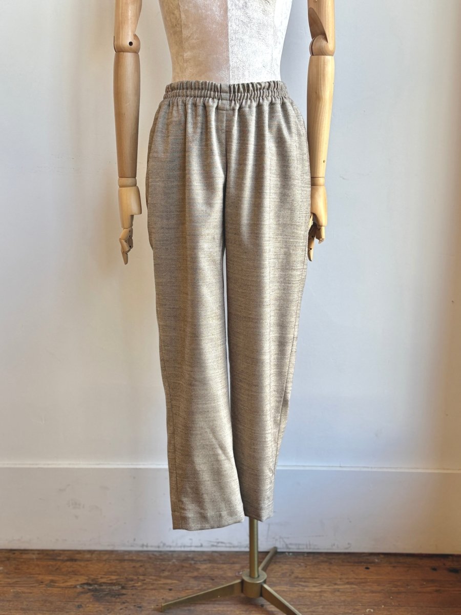 Brown Spice Lightweight Wool Joggers - Made X Hudson