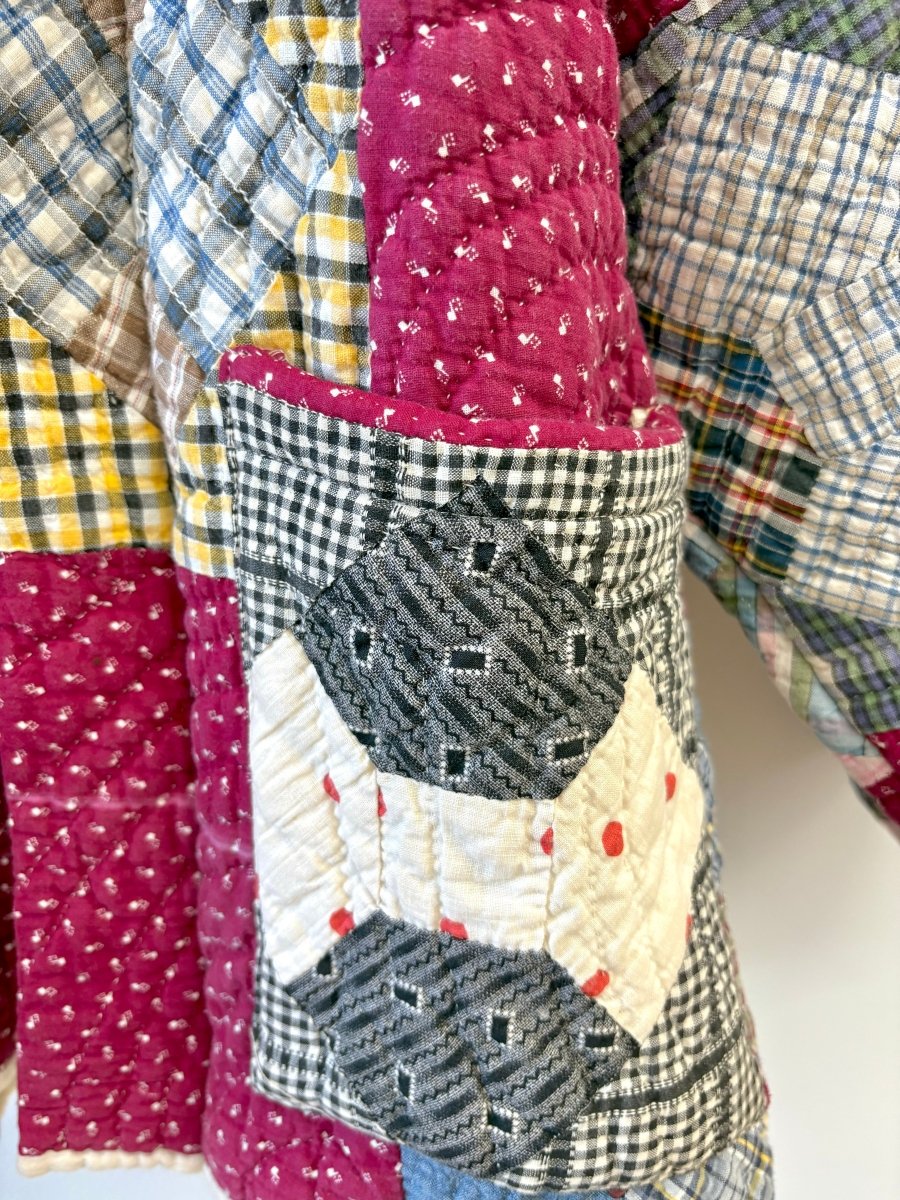 Heirloom Quilt Coat (Red Multi Color) - Made X Hudson