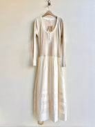 Ulla Johnson | Cream Drop Waist Long Sleeve Dress (Vintage) - Made X Hudson