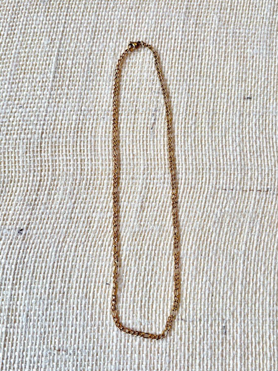 16” Gold Filled Figaro Chain - Made X Hudson
