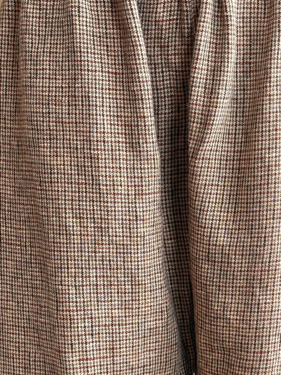 Micro Houndstooth Linen Studio Pant - Made X Hudson
