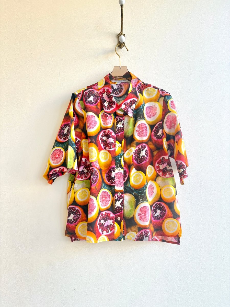 Pomegranate & Citrus 3/4 Sleeve Top - Made X Hudson