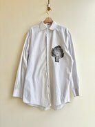 “Hollis” White Plaid Artichoke Pocket Print (Reworked) - Made X Hudson