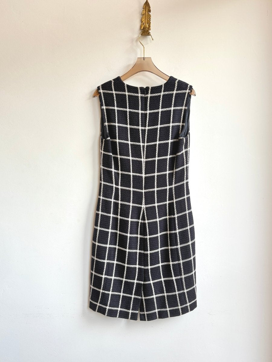 Darabin Ltd. | Navy Wool Knit Dress (Vintage) - Made X Hudson