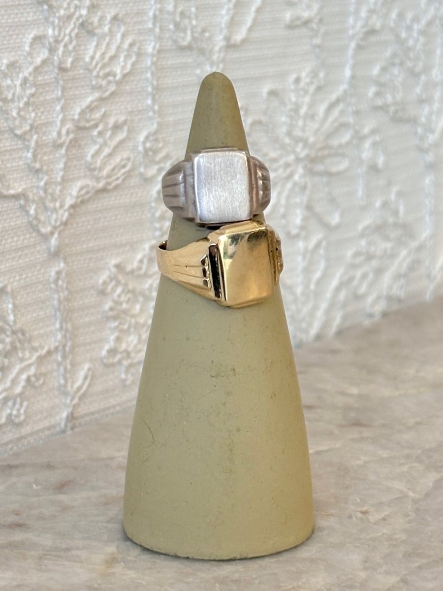 Square Signet Ring | Sterling Silver or Brass (Matte or Polish) - Made X Hudson