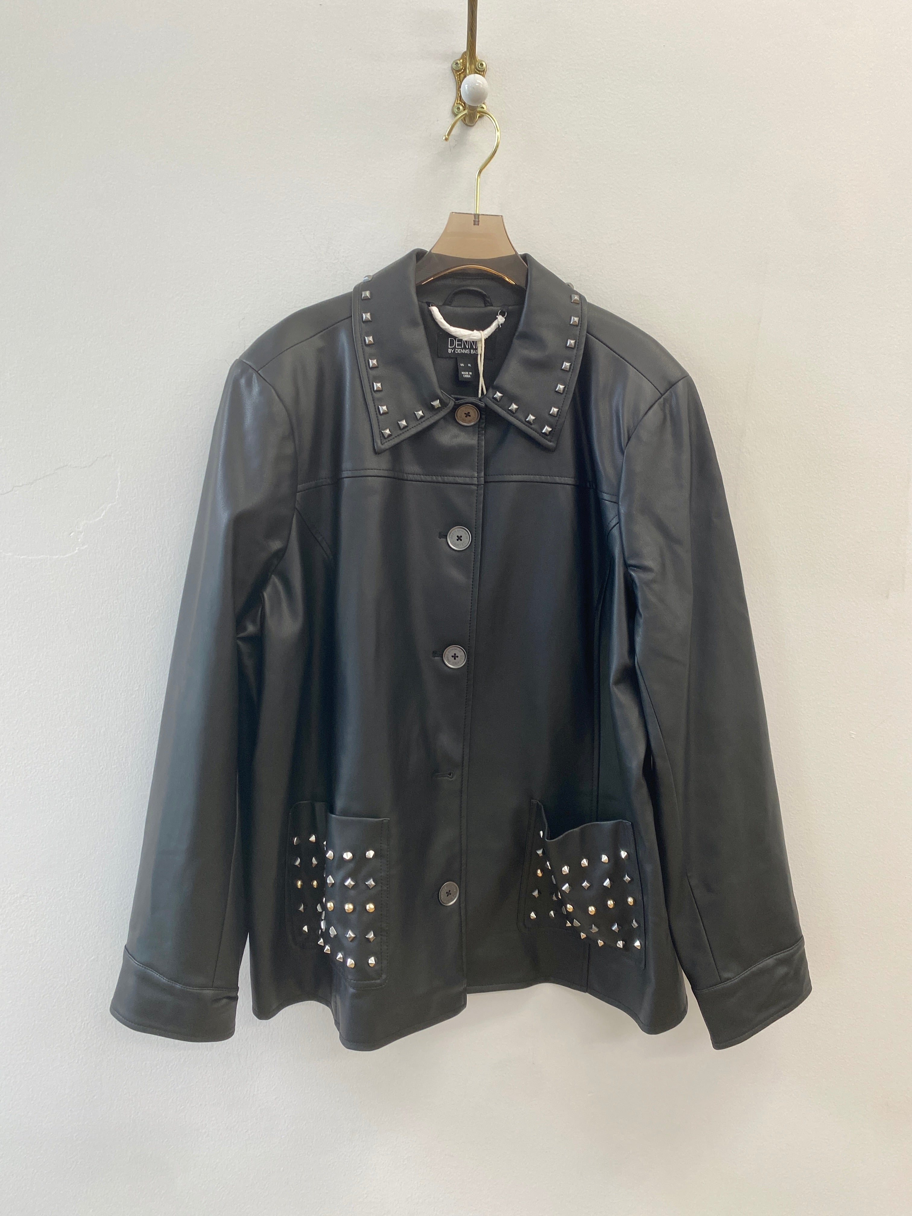 Dennis by offers Dennis Basso Leather Jacket