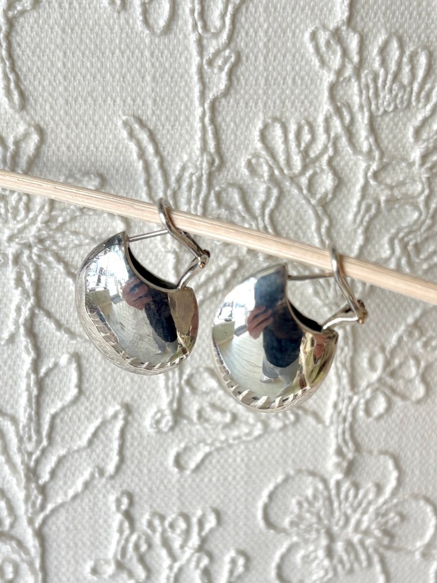 Nautilus II Sterling Silver Earrings - Made X Hudson
