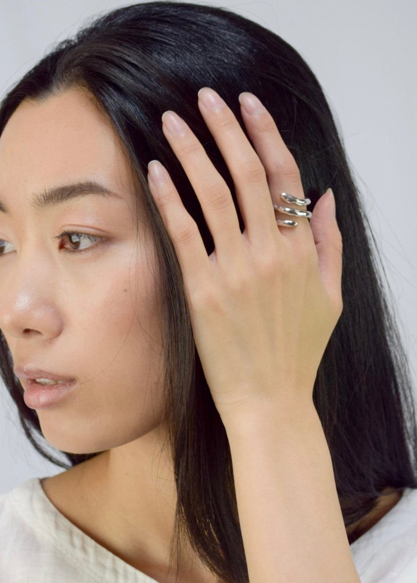 Vertigo Ring/Scarf Holder (Multiple Metals) - Made X Hudson