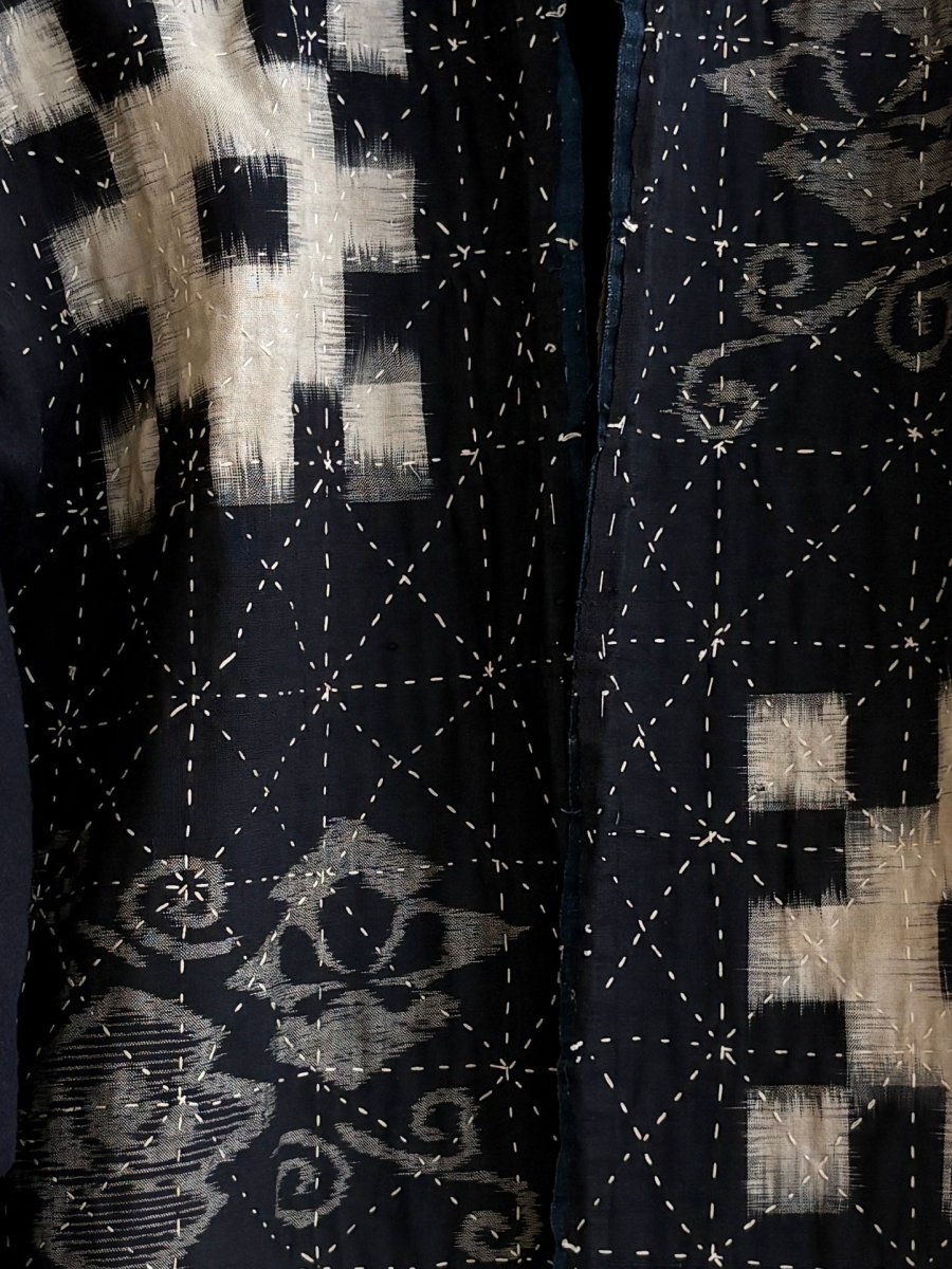 Indigo Patchwork/Sashiko Jacket - Made X Hudson