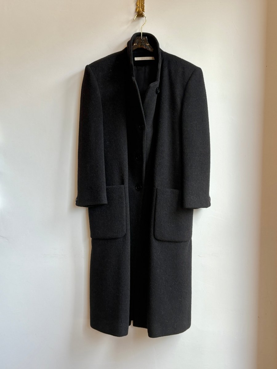 Perry Ellis | Black Wool Coat (Vintage) - Made X Hudson