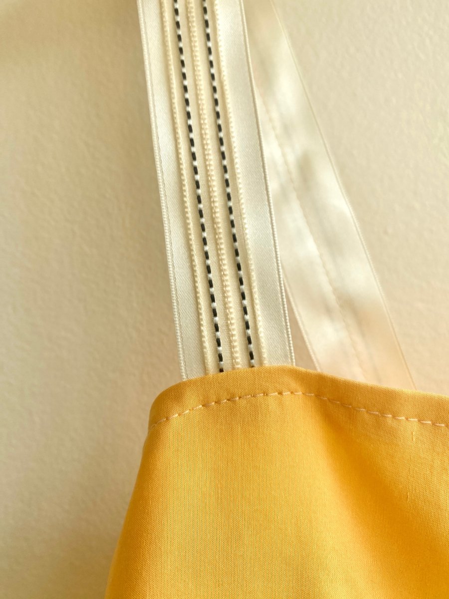 Tangerine Silk Tank Top w/ Silk Straps - Made X Hudson