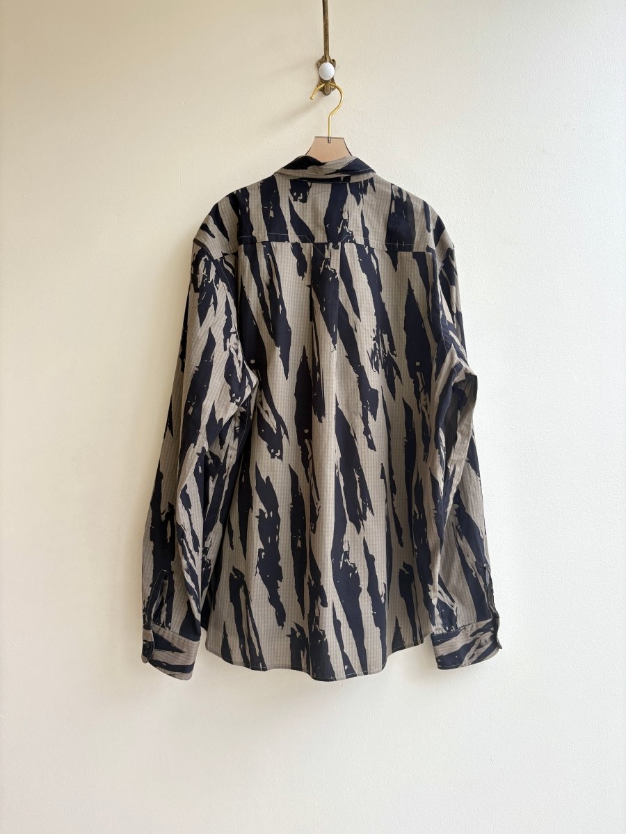 Kenzo | Pleat Camo Shirt in Bronze (Vintage) - Made X Hudson