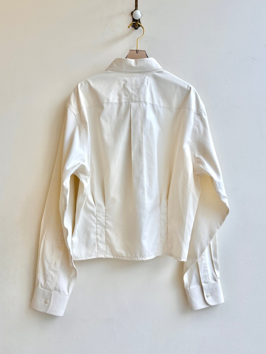 The Kevin Top | Yellow Ivory w/ Gathered Waist (Reworked) - Made X Hudson