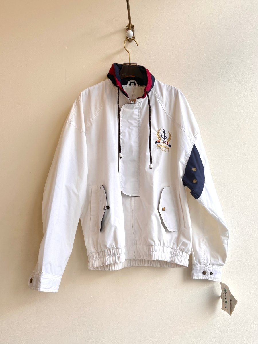 Winner Mate | White Wind Breaker (Vintage) - Made X Hudson