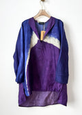 Piazza Sempione | Aubergine and Violet Silk Blouse (Vintage) - Made X Hudson