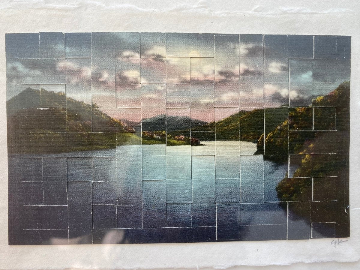 Altered & Recombined Vintage Photo - Postcards Art by Carole Kunstadt - Made X Hudson