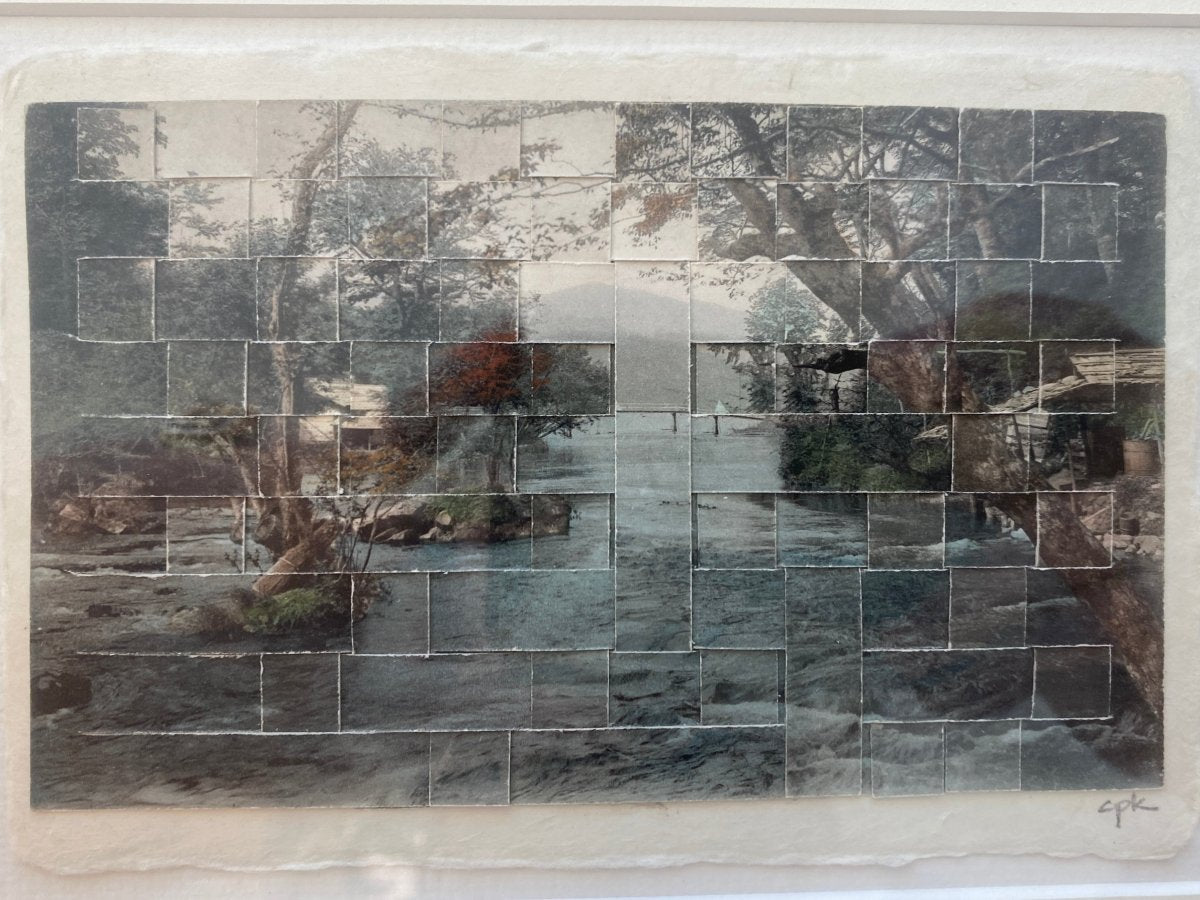 Altered & Recombined Vintage Photo - Postcards Art by Carole Kunstadt - Made X Hudson