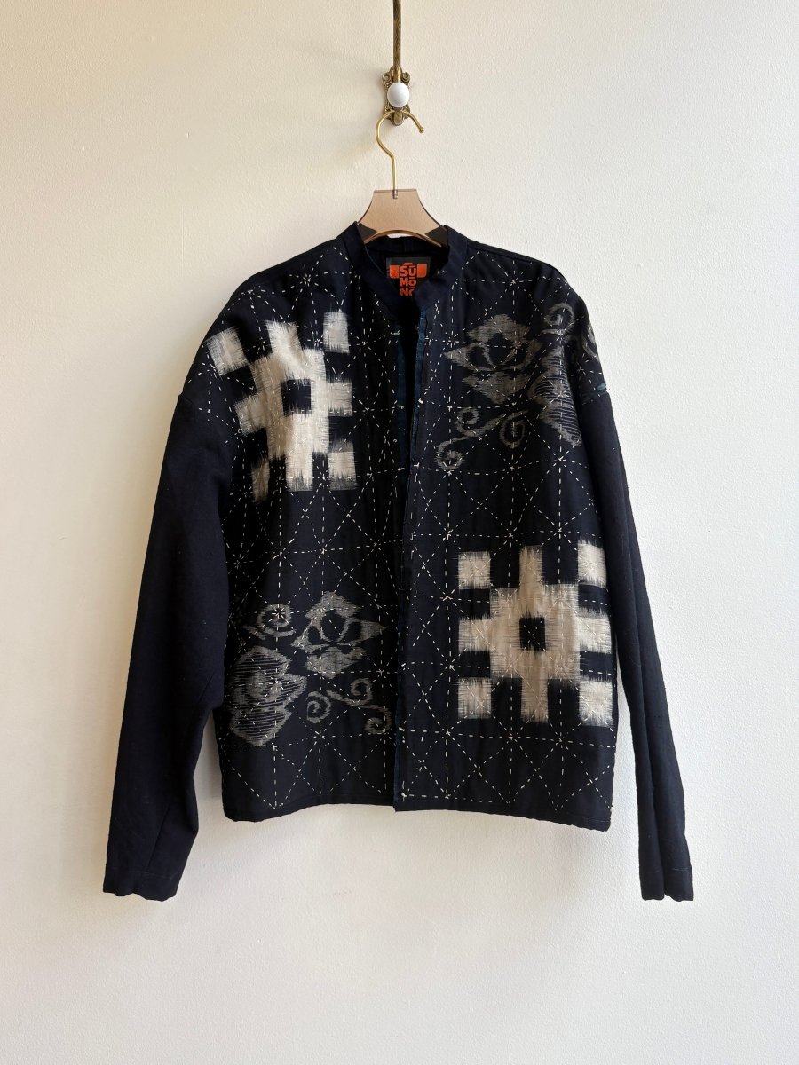Indigo Patchwork/Sashiko Jacket - Made X Hudson